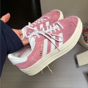 Adidas Gazelle Women's Sneakers in Pink and White
